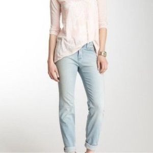 J Brand Womens Size 29 Aidan Slouchy Boyfriend Meadow Denim Blue Jeans